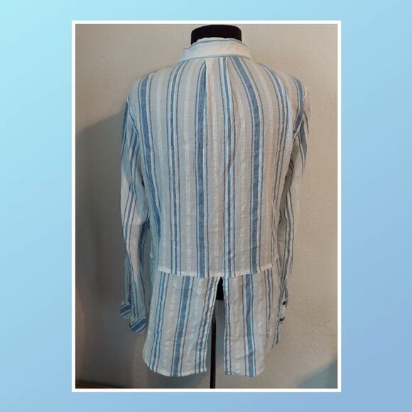 RUFF HEWN LONG BUTTON DOWN LONG SLEEVE SHIRT  XL - Picture 3 of 4